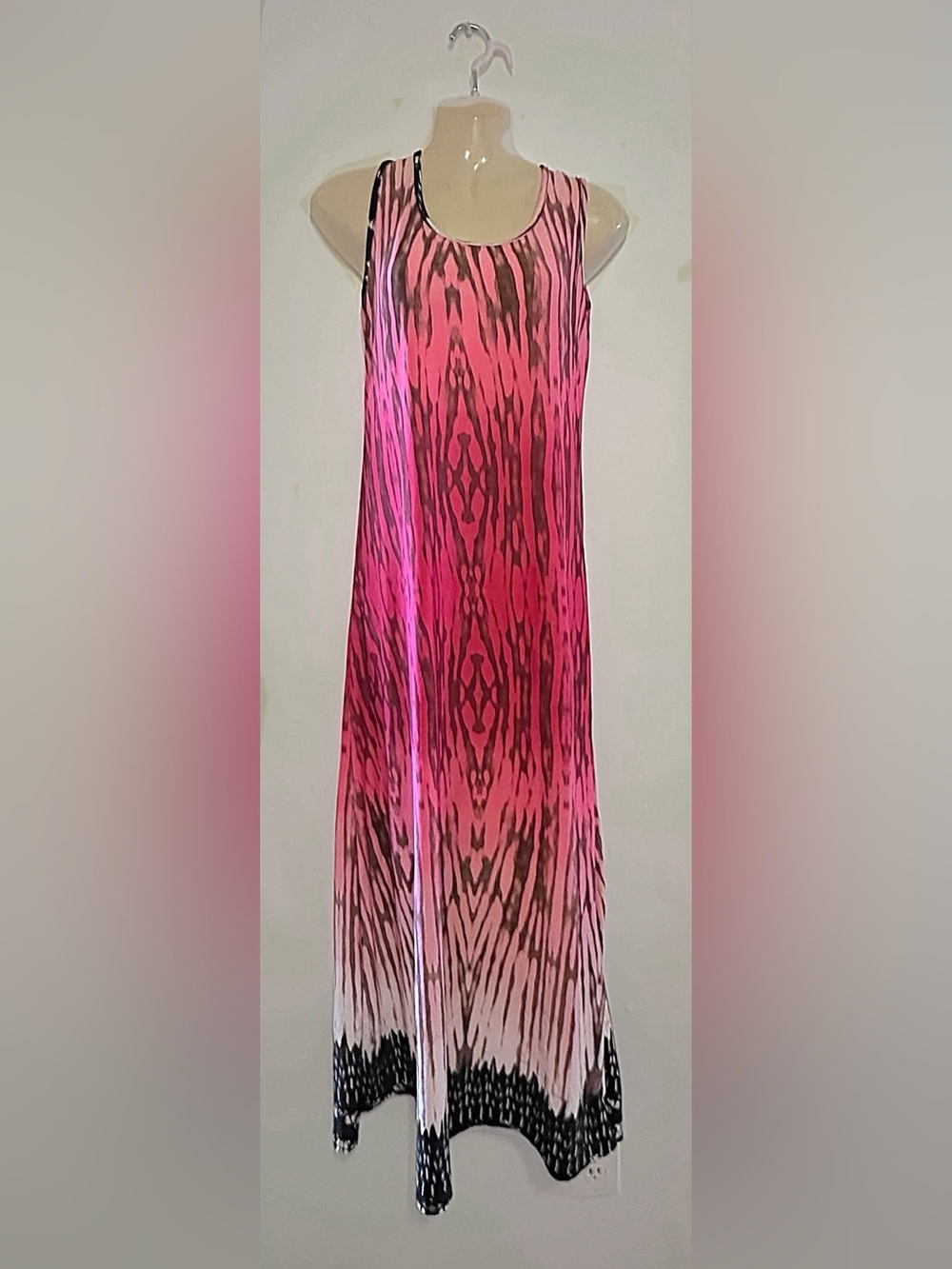 Women's Pink Ombre Pattern Maxi Skirt